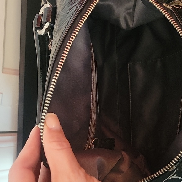 Monogram double-handle Coach purse - Picture 5 of 5